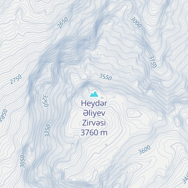 Map of Heydər Əliyev Zirvəsi