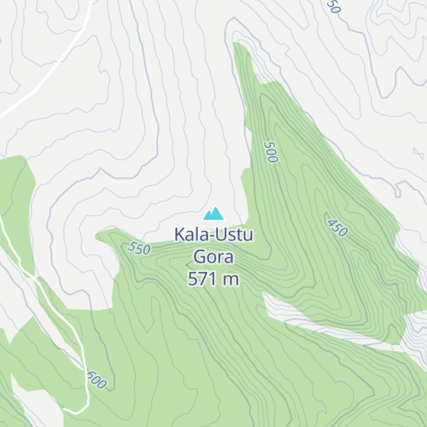 Map of Kala-Ustu Gora