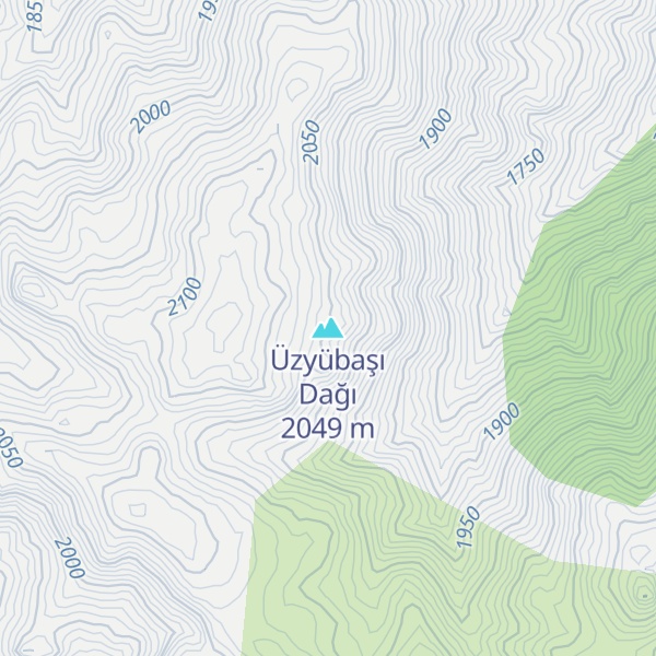 Map of Üzyübaşı Dağı