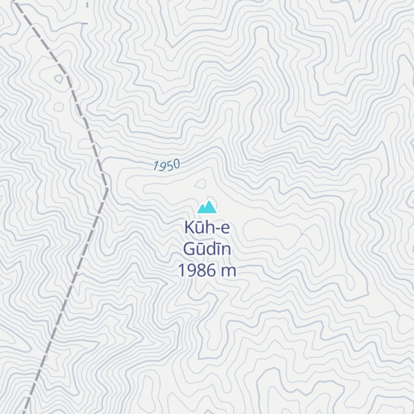 Map of Kūh-e Gūdīn