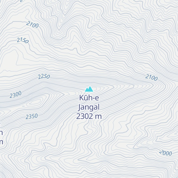 Map of Kūh-e Jangal