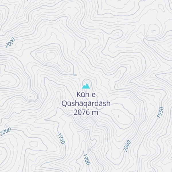 Map of Kūh-e Qūshāqārdāsh