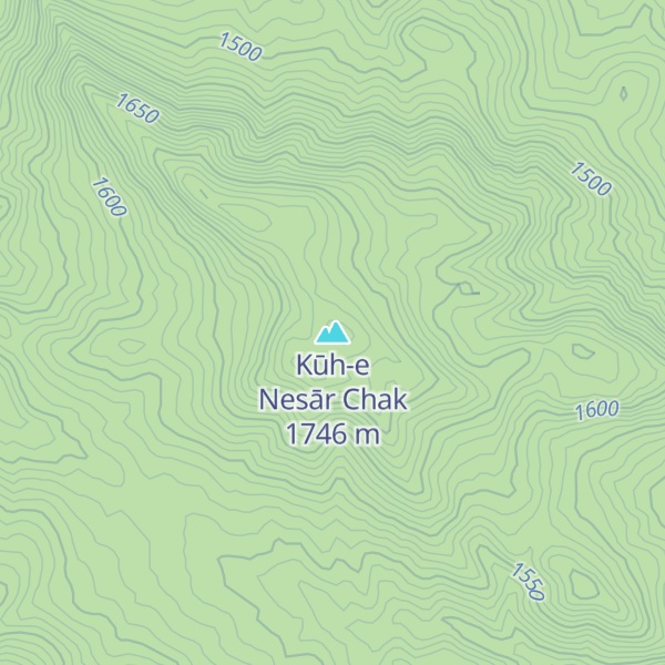 Map of Kūh-e Nesār Chak