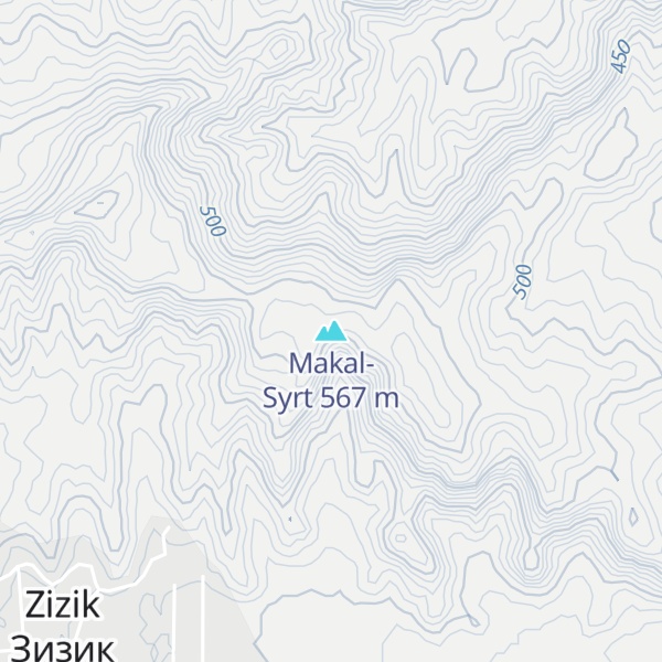 Map of Makal-Syrt