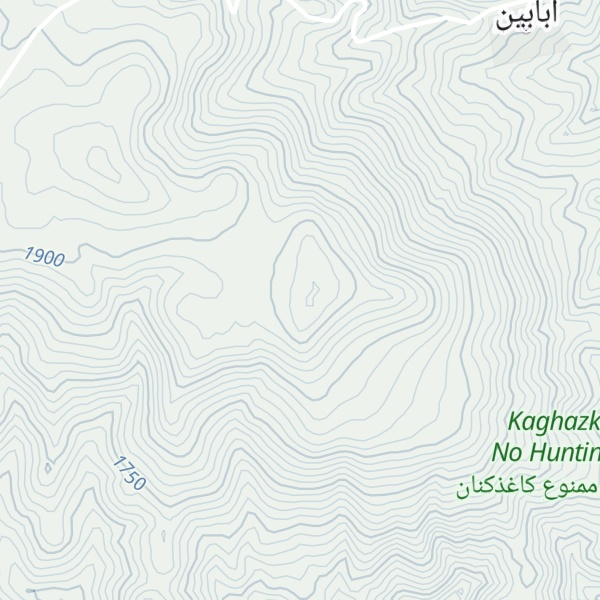Map of Kūh-e Chāmlī Bīl