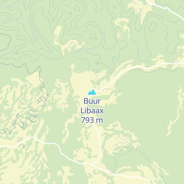Map of Buur Libaax