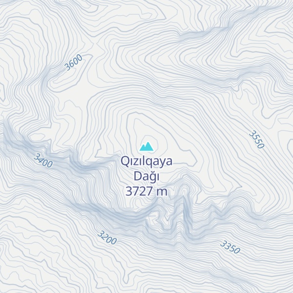 Map of Qızılqaya Dağı
