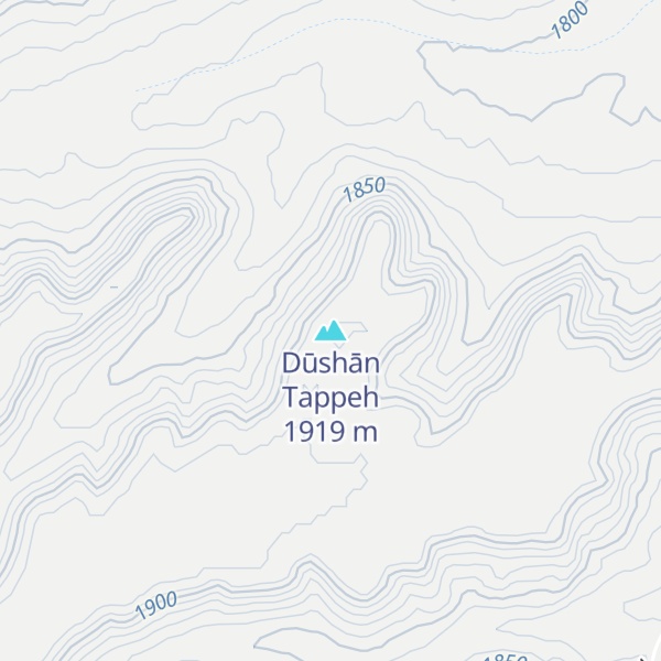 Map of Dūshān Tappeh