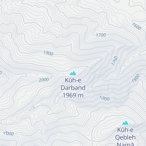 Map of Kūh-e Darband