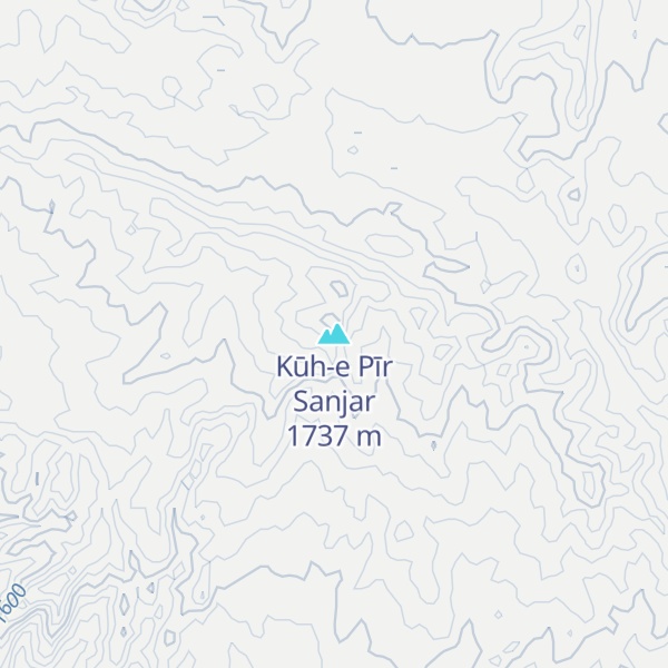 Map of Kūh-e Pīr Sanjar