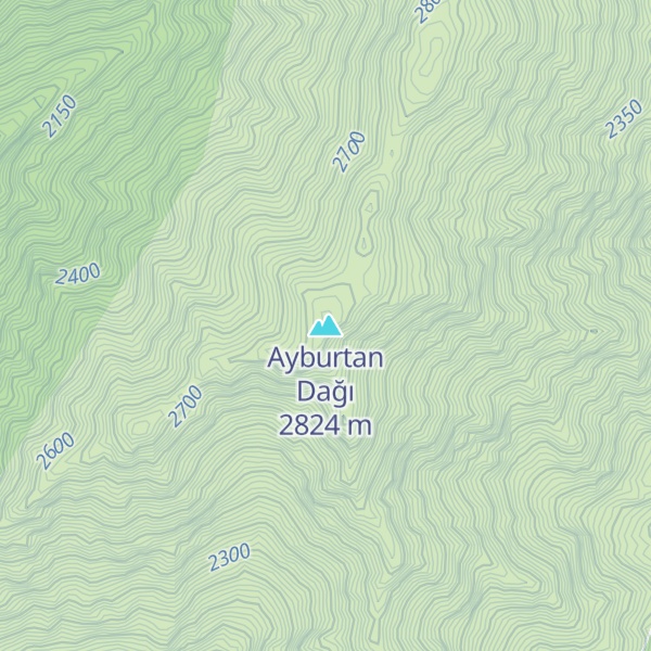Map of Ayburtan Dağı