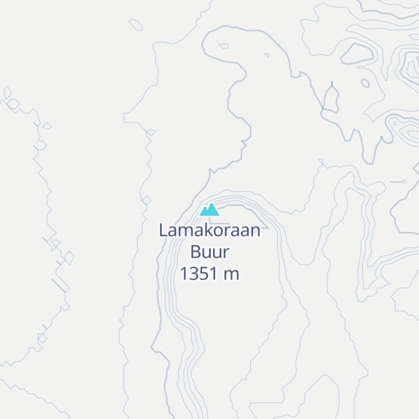 Map of Lamakoraan Buur