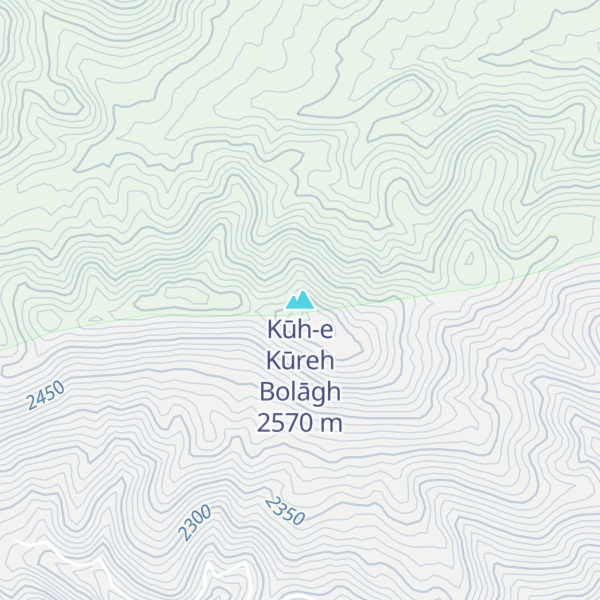 Map of Kūh-e Kūreh Bolāgh