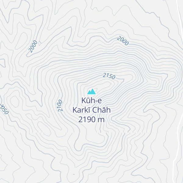 Map of Kūh-e Karkī Chāh