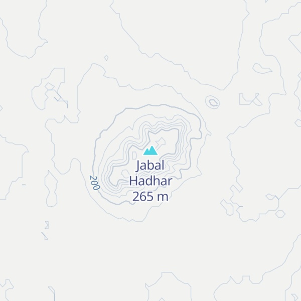 Map of Jabal Hadhar