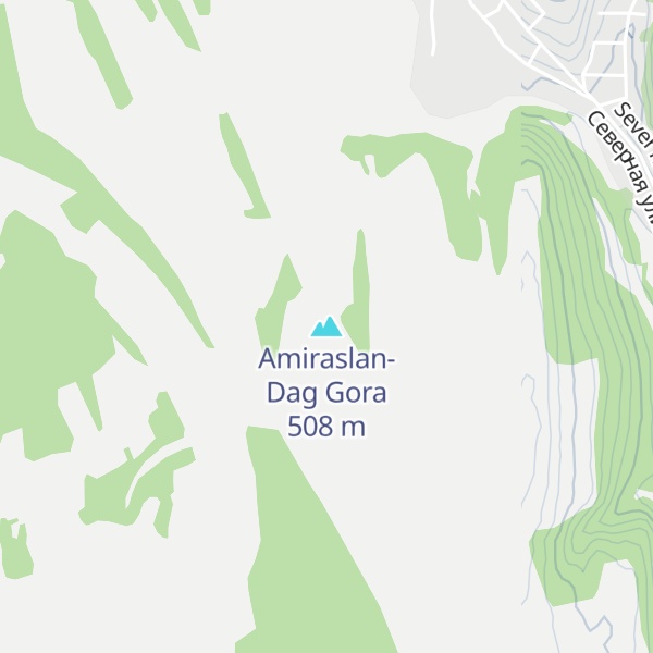 Map of Amiraslan-Dag Gora
