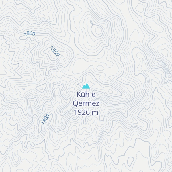 Map of Kūh-e Qermez