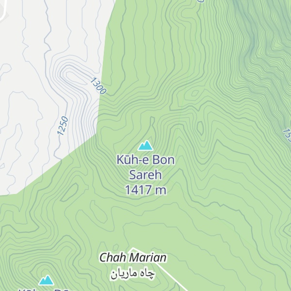 Map of Kūh-e Bon Sareh