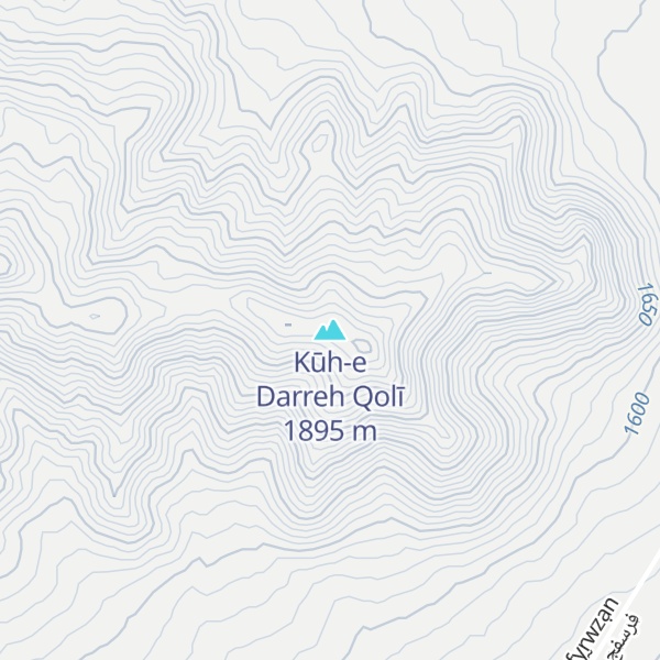 Map of Kūh-e Darreh Qolī