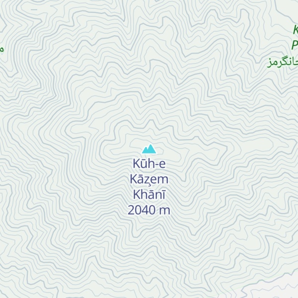Map of Kūh-e Kāz̧em Khānī