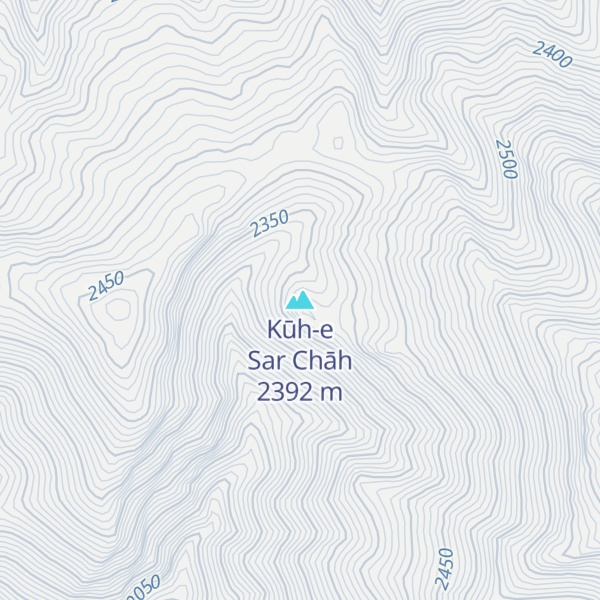 Map of Kūh-e Sar Chāh