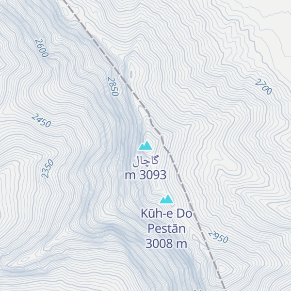 Map of گاچال
