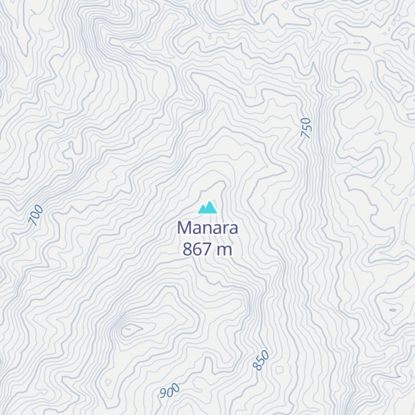 Map of Manara