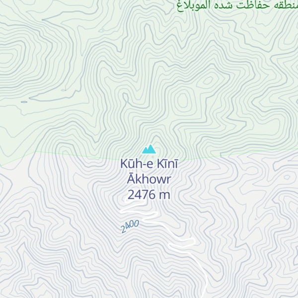 Map of Kūh-e Kīnī Ākhowr