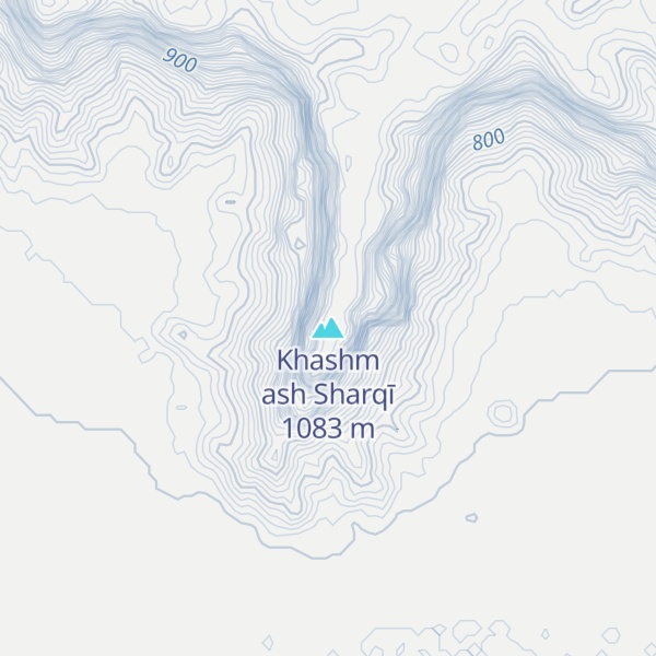Map of Khashm ash Sharqī