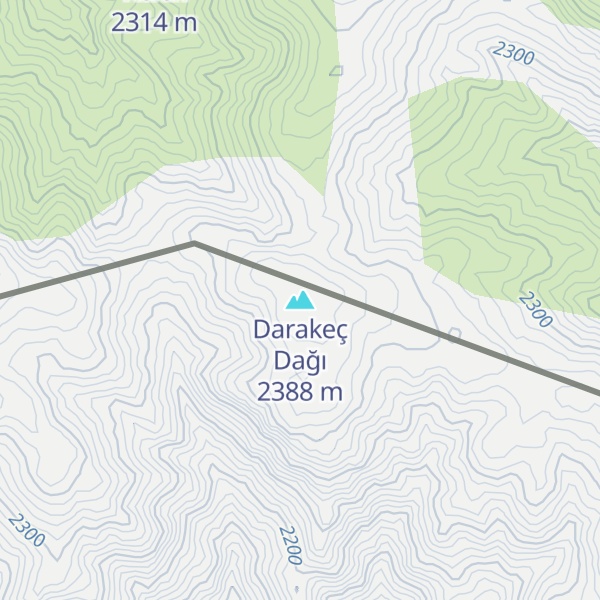 Map of Darakeç Dağı