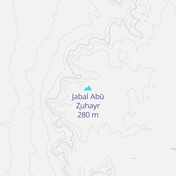 Map of Jabal Abū Z̧uhayr