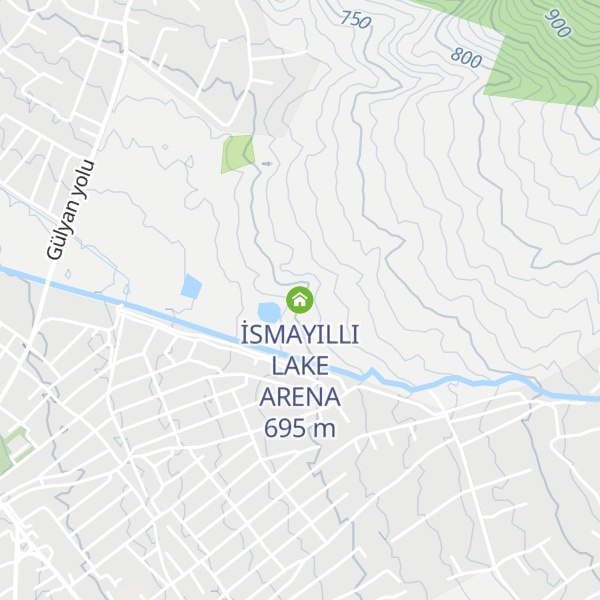 Map of İSMAYILLI LAKE ARENA