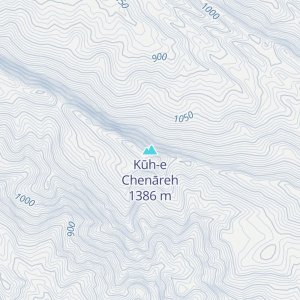 Map of Kūh-e Chenāreh