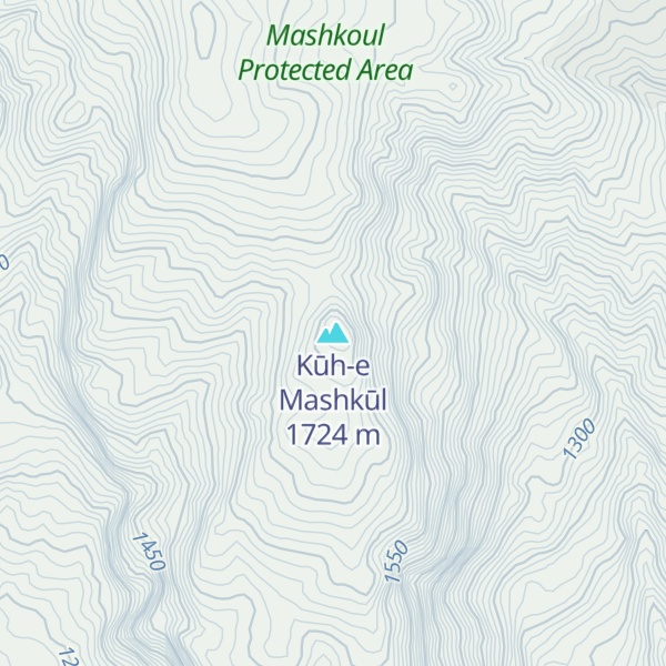 Map of Kūh-e Mashkūl