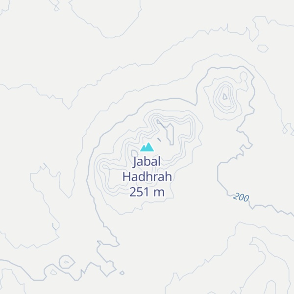Map of Jabal Hadhrah