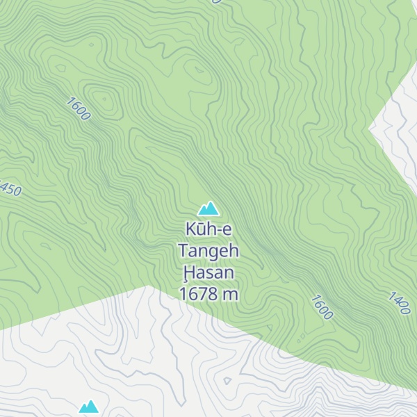 Map of Kūh-e Tangeh Ḩasan
