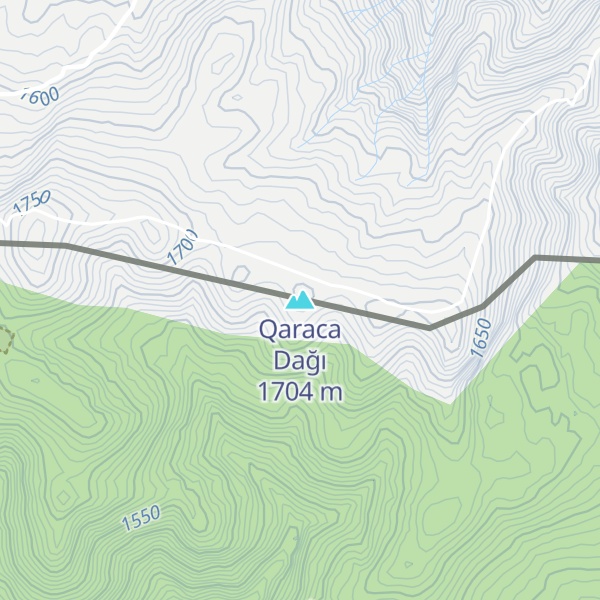 Map of Qaraca Dağı