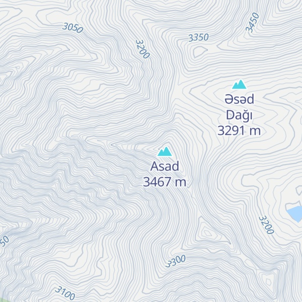 Map of Əsed Dağı