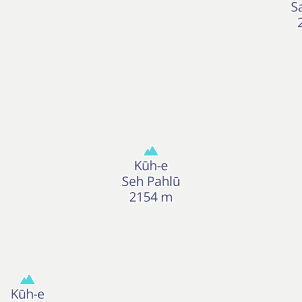 Map of Kūh-e Seh Pahlū