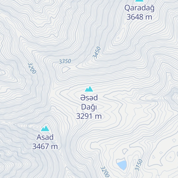 Map of Əsǝd Dağı