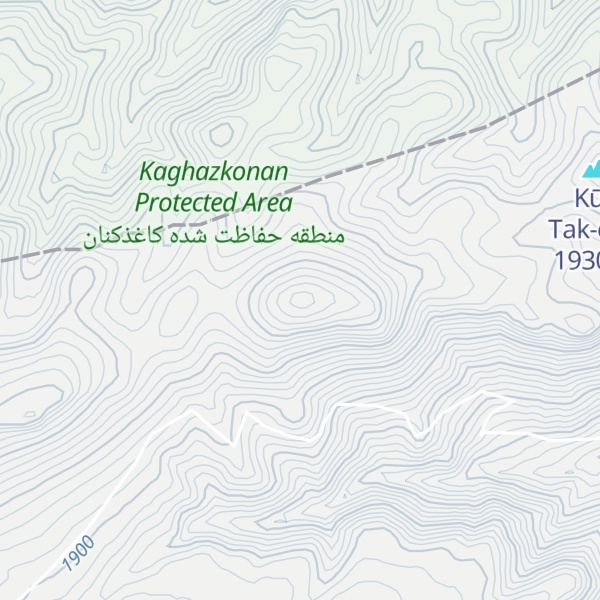 Map of Kūh-e Arganeh Dāghī