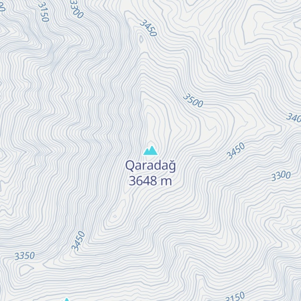 Map of Qaradağ