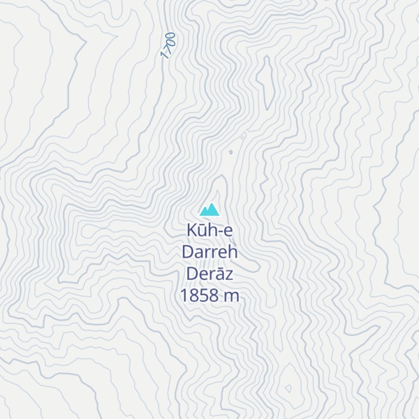 Map of Kūh-e Darreh Derāz