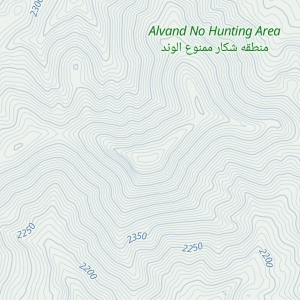 Map of Kūh-e Qarāvolkhāneh