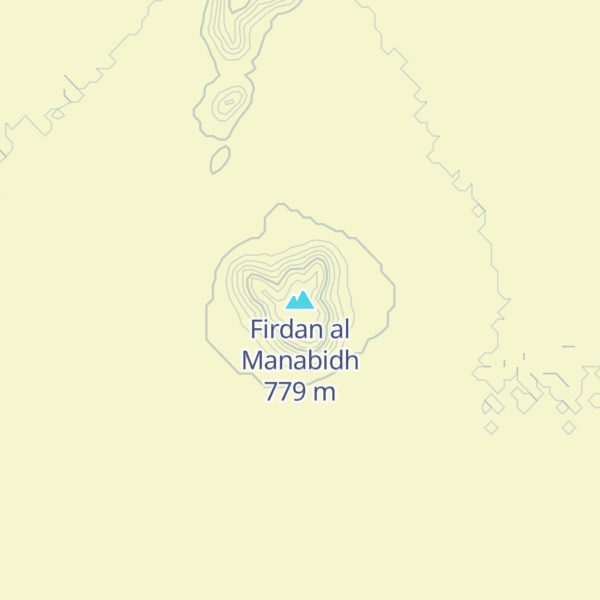 Map of Firdan al Manabidh