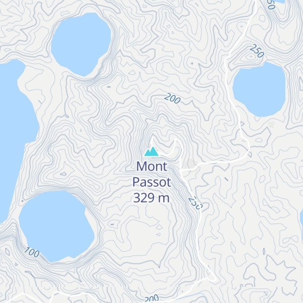 Map of Mont Passot