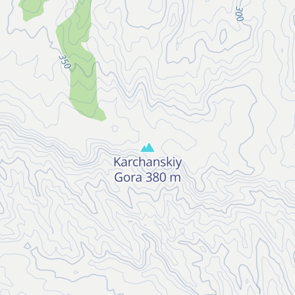 Map of Karchanskiy Gora