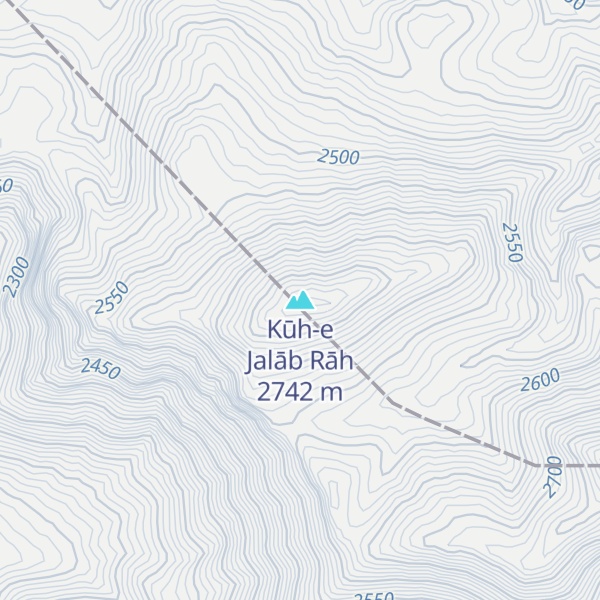 Map of Kūh-e Jalāb Rāh