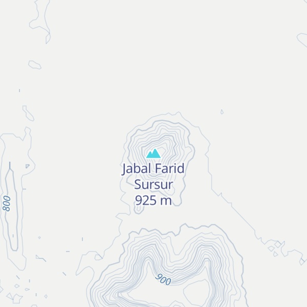 Map of Jabal Farid Sursur