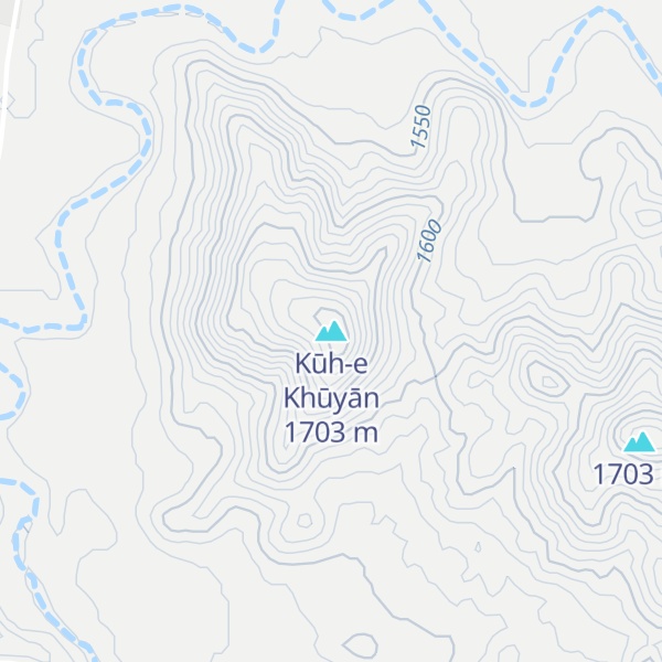 Map of Kūh-e Khūyān